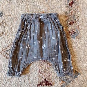 Ellie Funday 0-6 months grey star harem pants